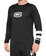100% R-CORE tričko s dlouhým rukávem (černobílé)