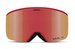Zimní brýle GIRO AXIS RED BLACK THIRDS (barevný zrcadlový zorník VIVID-Carl Zeiss VIVID EMBER a barevný zrcadlový zorník VIVID-Carl Zeiss INFRARED)