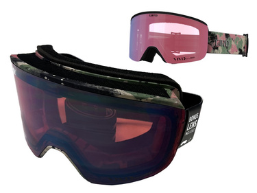 Zimní brýle GIRO AXIS GREEN MARBLE (barevný zorník VIVID-Carl Zeiss VIVID PETROL a barevný zrcadlový zorník VIVID-Carl Zeiss INFRARED)