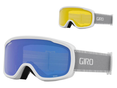Dámské zimní brýle GIRO MOXIE WHITE GREY CHUTE (GREY COBALT a YELLOW zorník)