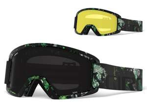 Juniorské zimní brýle GIRO SEMI MOSS (ULTRA ČERNÁ a ŽLUTÁ barva zorníku)