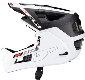Celoobličejová přilba Leatt MTB Enduro 4.0 V24 (odnímatelná čelist) Bílá