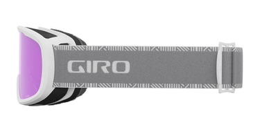 Dámské zimní brýle GIRO MOXIE WHITE GREY CHUTE (AMBER PINK zorník a YELLOW zorník)