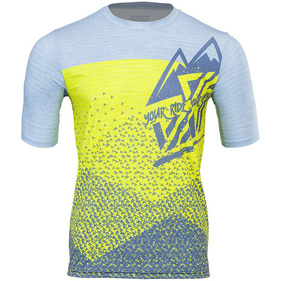 Tričko Silvini Denno (šedá/žlutá)