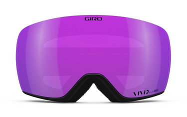 Zimní brýle GIRO ARTICLE II BLACK & GREY BOTNICAL LX (barevný zrcadlový zorník VIVID-Carl Zeiss PINK a barevný zrcadlový zorník VIVID-Carl Zeiss INFRARED)