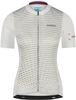  Dámské tričko Shimano Colore (bílá a šedá)