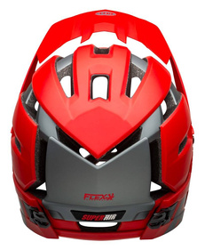 Celoobličejová přilba BELL SUPER AIR R MIPS SPHERICAL (červená)