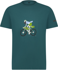 Tričko s krátkým rukávem Shimano Sentiero LTD (tyrkysové)