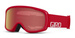 Zimní brýle GIRO CRUZ RED & WHITE WORDMARK (zrcadlová skla v barvě AMBER SCARLET)
