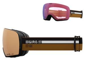 Zimní brýle GIRO ARTICLE II CAMP TAN CASSETTE (barevný zrcadlový zorník VIVID-Carl Zeiss COPPER a barevný zrcadlový zorník VIVID-Carl Zeiss INFRARED)