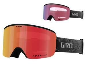 Zimní brýle GIRO AXIS BLACK & WHITE BIT TONE (barevný zrcadlový zorník VIVID-Carl Zeiss VIVID EMBER a barevný zrcadlový zorník VIVID-Carl Zeiss INFRARED)