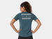 Dámské tričko Bontrager Evoke Tech Tee Blue Battleship T-Shirt