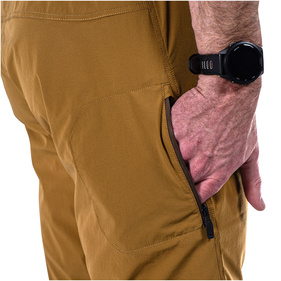 Leatt MTB Trail 1.0 kraťasy + kraťasy s vložkou (hnědé)