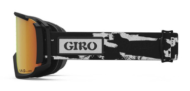 Zimní brýle GIRO REVOLT BLACK & WHITE STAINED (barevná zrcadlová skla VIVID-Carl Zeiss VIVID EMBER)