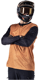 Tričko Leatt MTB Enduro 4.0 s dlouhým rukávem (hnědočerné)