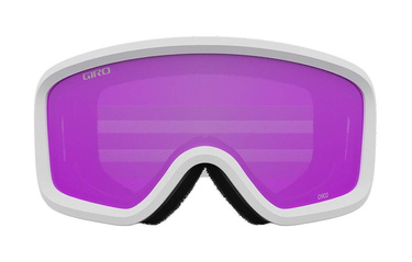 Juniorské zimní brýle GIRO CHICO 2.0 WHITE ZOOM (AMBER PINK barevná zrcadlová skla)