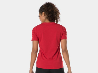 Dámské tričko Bontrager Evoke Tech Tee Red Cardinal T-Shirt