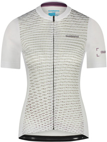  Dámské tričko Shimano Colore (bílá a šedá)