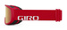 Zimní brýle GIRO CRUZ RED & WHITE WORDMARK (zrcadlová skla v barvě AMBER SCARLET)