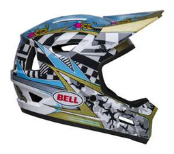 Celoobličejová přilba BELL SANCTION 2 DLX MIPS (černobílá)