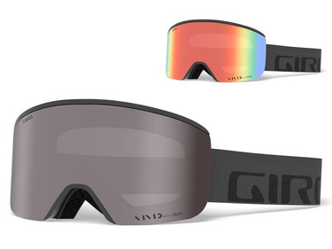 Zimní brýle GIRO AXIS GREY WORDMARK (zorník VIVID ONYX a zorník VIVID INFRARED)