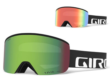 Zimní brýle GIRO AXIS BLACK WORDMARK (barevný zrcadlový zorník VIVID-Carl Zeiss VIVID EMERALD a barevný zrcadlový zorník VIVID-Carl Zeiss INFRARED)