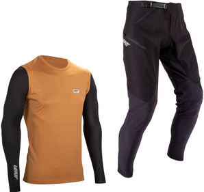 Dětská cyklistická sada Leatt Ride Kit MTB 1.0 Junior (hnědá)