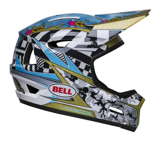 Celoobličejová přilba BELL SANCTION 2 DLX MIPS (černobílá)