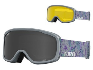 Dámské zimní brýle GIRO MOXIE GREY BOTANICAL (ULTRA BLACK a YELLOW čočky)
