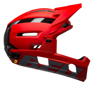 Celoobličejová přilba BELL SUPER AIR R MIPS SPHERICAL (červená)