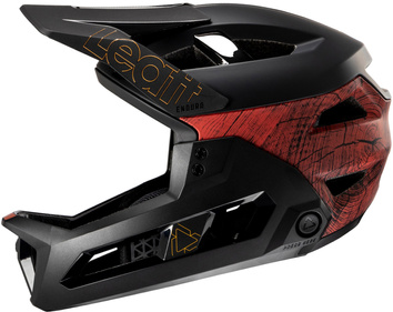 Celoobličejová přilba Leatt MTB Enduro 3.0 V25 (odnímatelná čelist 3 v 1) Rust