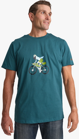 Tričko s krátkým rukávem Shimano Sentiero LTD (tyrkysové)