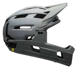 Celoobličejová přilba BELL SUPER AIR R MIPS SPHERICAL (šedá)