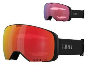 Zimní brýle GIRO COMP BLACK WHITE INDICATOR (barevná zrcadlová skla VIVID-Carl Zeiss EMBER a VIVID-Carl Zeiss INFRARED)
