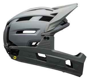 Celoobličejová přilba BELL SUPER AIR R MIPS SPHERICAL (šedá)