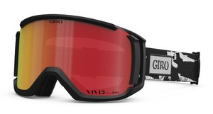 Zimní brýle GIRO REVOLT BLACK & WHITE STAINED (barevná zrcadlová skla VIVID-Carl Zeiss VIVID EMBER)