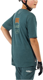 Dětský dres Leatt MTB AllMtn 2.0 Junior (tyrkysový)