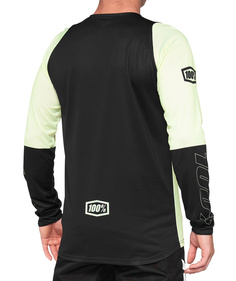 100% R-CORE tričko s dlouhým rukávem (černobílé)