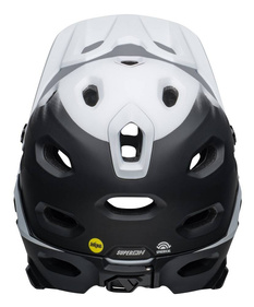 Celoobličejová přilba BELL SUPER DH MIPS SPHERICAL (černobílá)