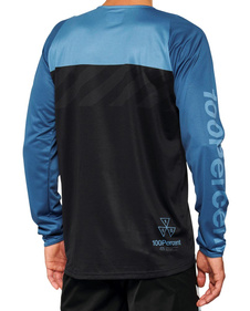 100% R-CORE tričko s dlouhým rukávem (černá a modrá)