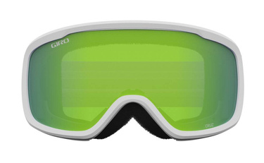 Zimní brýle GIRO CRUZ WHITE WORDMARK (LODEN GREEN barevná zrcadlová skla)