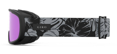 Dámské zimní brýle GIRO MOXIE BLACK & GREY BOTANICAL XL (AMBER PINK zorník a YELLOW zorník)