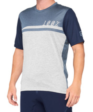 100% AIRMATIC tričko s krátkým rukávem (šedomodré)