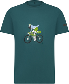 Tričko s krátkým rukávem Shimano Sentiero LTD (tyrkysové)