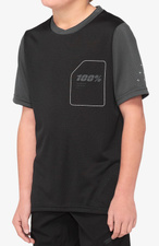 100% RIDECAMP dětské tričko s krátkým rukávem (černé)