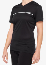 Dámské tričko s krátkým rukávem 100% RIDECAMP (černé)