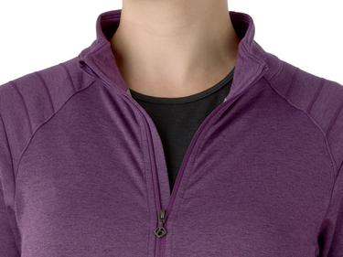 Dámské termo tričko Bontrager Vella s dlouhým rukávem fialové