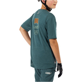 Dětský dres Leatt MTB AllMtn 2.0 Junior (tyrkysový)