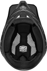Dětská celoobličejová přilba 100% STATUS Essential Black