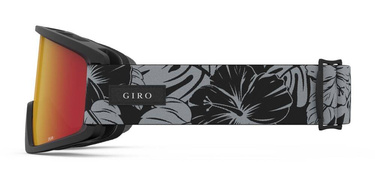 Dámské zimní brýle GIRO DYLAN BLACK & GREY BOTANICAL LX (AMBER SCARLET a YELLOW barevná zrcadlová skla)